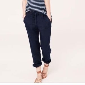 Lou and grey tie waist linen pants